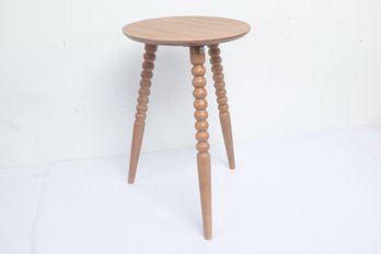 Bobbin Tripod Wooden Side Table