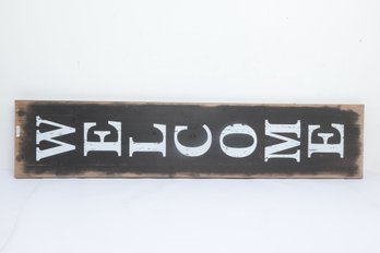 Wooden Welcome Sign