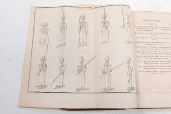 1825 Rare Infantry Tactics Book With 44  Plates Winfield Scott