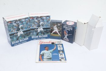 Lot Of NY Yankees Collectibles And Bobbleheads