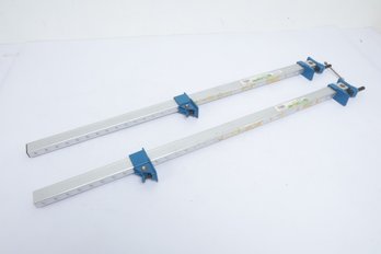 Pair Of 36' Pittsburgh Aluminum Bar Clamps