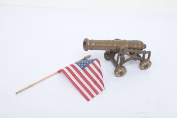 Brass Desktop Canon Replica