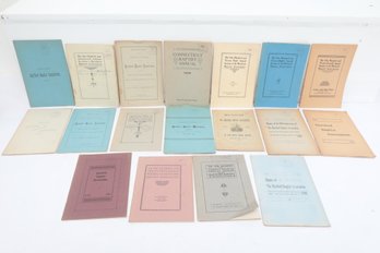 Hartford Baptist Association, Minutes And Annuals, Connecticut, 18thearly 20th Century, Group