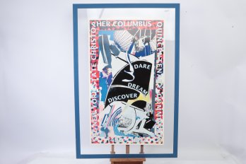 New York State Christopher Columbus Quincentenary Commision 1492-1992 Poster