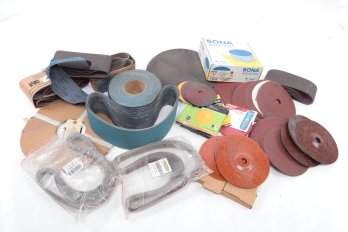 Large Assorted Lot Of Sanding/Buffing Supplies