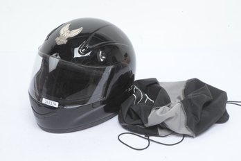 Harley Davidson Full Face Motorcycle Helmet W/Sheild & Dust Cover- Size: XL