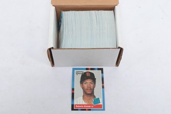 1988 Leaf Baseball Set W/ A Roberto Alomar Rookie Card