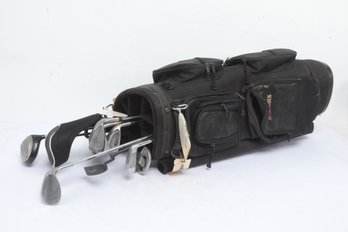 Assorted Golf Clubs In Detrek Bag