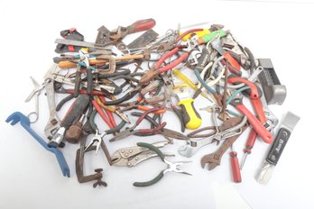 Lot Of Assorted Tools And Pliers
