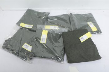 6 Pairs Women's 1X Green All In Motion Workout Pants