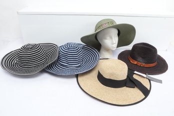 Grouping Of Assorted Ladies Sun Hats