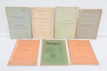 Religious Addresses, Sermons, Local History, Trinity Church, Presbyterian, Elizabethtown, New Haven, 19th C.