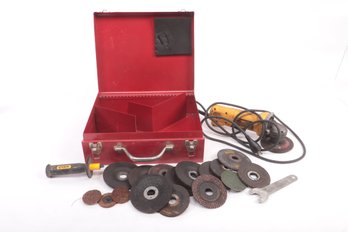 Pre-Owned Dewalt Grinder In Carry Case