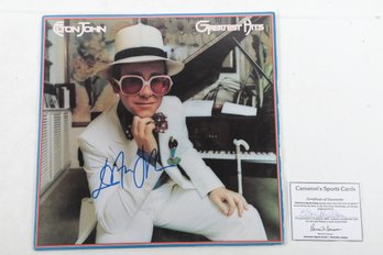Elton John Signed LP 'Greatest Hits'