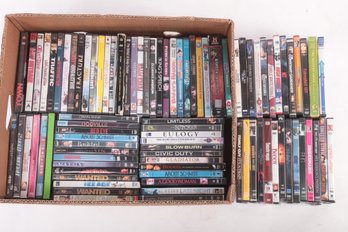 Large Grouping Of Mixed Genre DVDs