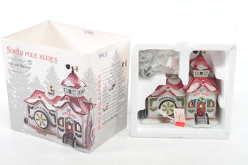 Department 56 North Pole Series 'North Pole Bike Shop' W/Animated Bike Wheel (4025281)