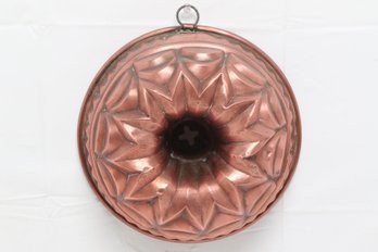 Extra Large Vintage German Copper Cake Mold