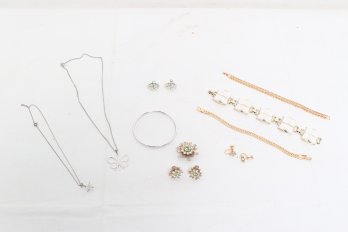Group Of Vintage Signed Costume Jewelry Pieces