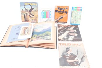 Group Of Vintage Paper Ephemera And Vintage Magazines Including Remington