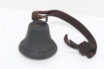 Antique Circa 1913 Iron Bell