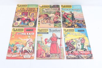 Group Of Vintage Classics Illustrated Comic Books