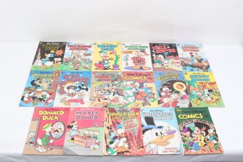 Group Of Vintage Disney Comic Books