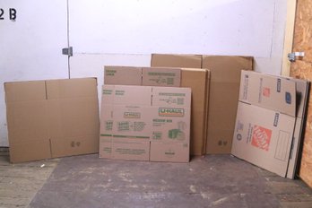 Group Of Assorted Carboard Shipping Boxes