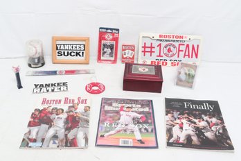 Lot Of Red Sox Collectibles