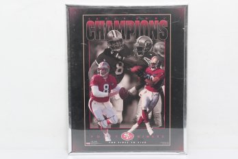 Vintage 1994 San Francisko 49ers Super Bowl Champions Poster