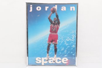 Vintage 1995 Michael Jordan Space 2 Poster