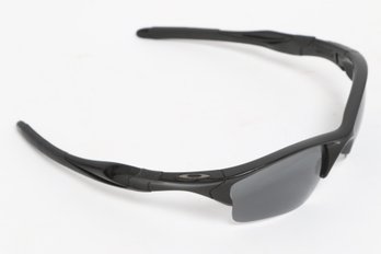 Oakley Half Jacket Sunglasses W/ Black Frame & Gray Lenses Sport Wrap Style