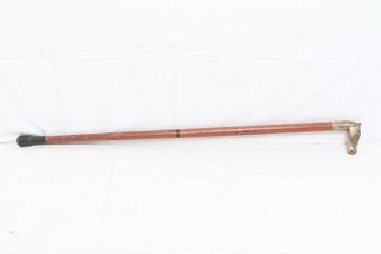 Vintage Brass Horsehead Cane