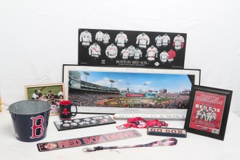 Group Of Red Sox Collectibles