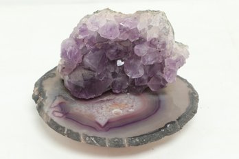 Amethyst Crystal Cluster For Display