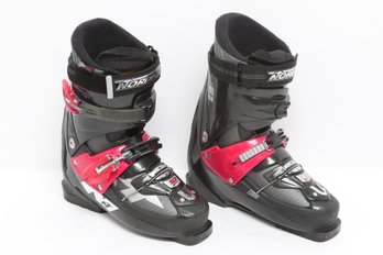 Nordica Sportmachine Ski Boots Black Red Adjustable Buckle Alpine