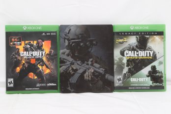 3 XBOX One Call Of Duty Games: Black Ops, Infinite Warfare & Modern Warfare