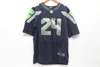 Nike Seattle Seahawks Marshawn Lynch 24 Jersey Size 48 NFL