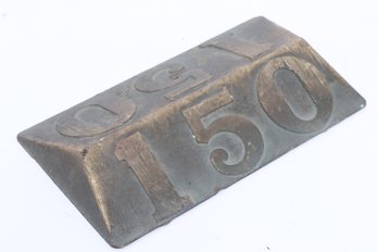 Vintage Solid Brass Golf Yardage Marker