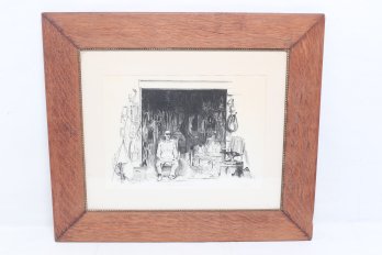 Sheldon E. Shelly Fink (1925 - 2002) Original Limited Edition Lithograph Signed And Numbered