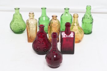 Grouping Of 10 Small Vintage Wheaton Decorative Bottles
