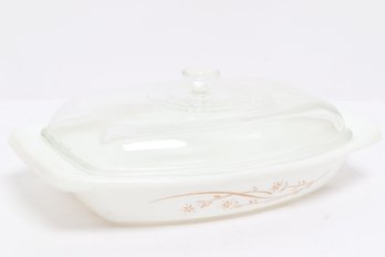 Vintage Pyrex Casserole Dish With Lid