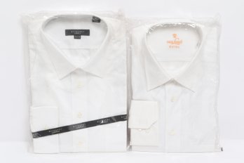 Richards & Van Laack Royal White Dress Shirt Lot 17.5 New In Package