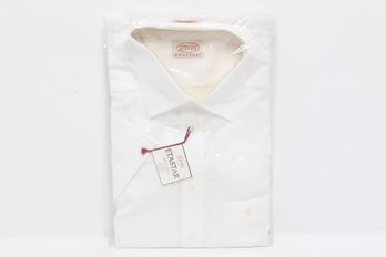 Eton Etastar White Dress Shirt 44 17.5 New In Package
