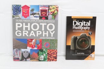 2 Photography Books: 'PHOTO GRAPHY' John Freeman & The Digital Photography Book By Scott Kelby
