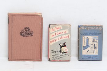 Wallace Nutting Together With Two Other Vintage Books