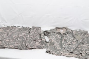 US Military Camouflage Fatigues 4-pants & 2- Shirts All Size Small