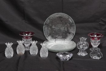 Group Of Glass And Crystal