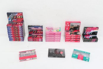 Vintage Sealed Blank Audio Cassette Tapes