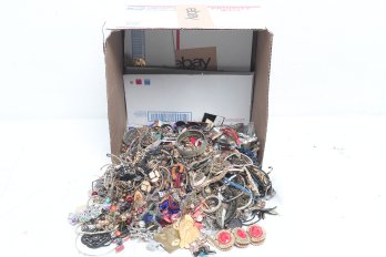 Large Group Of Vintage Costume Jewelry