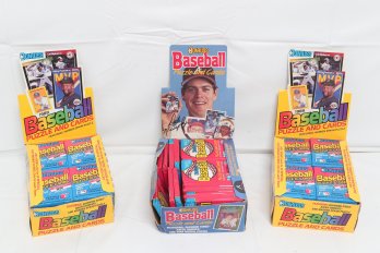 Group Of 1988 And 1989 Donruss Baseball Puzzle And Cards Wax Boxes